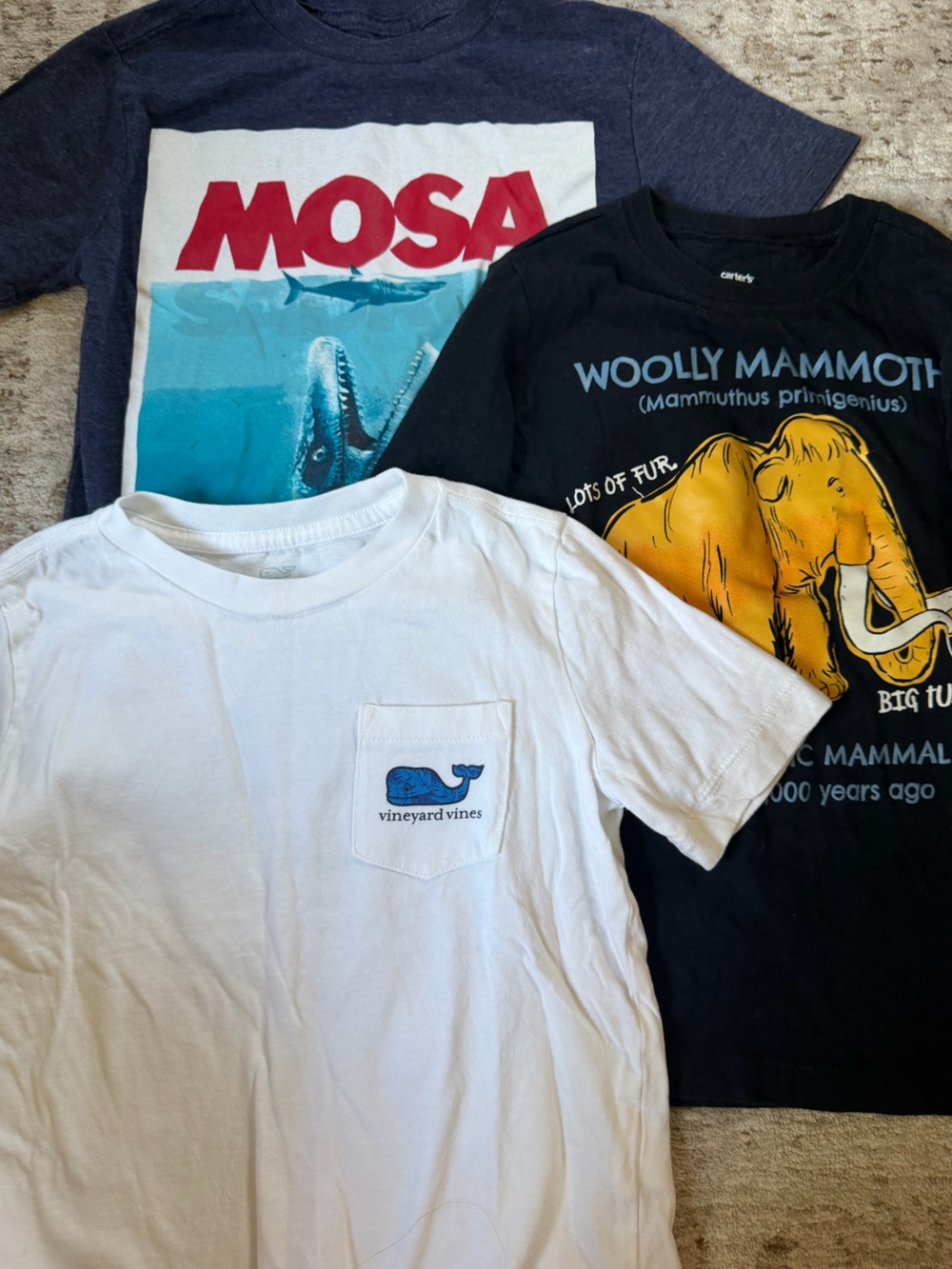 4T Boys set of 3 short sleeve shirts - Various